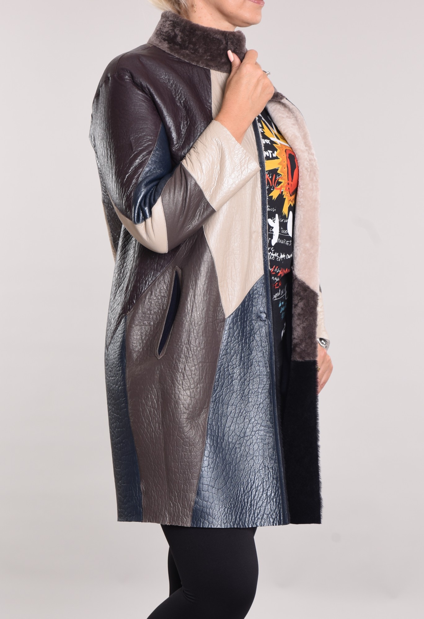 Astragan coated reversible model