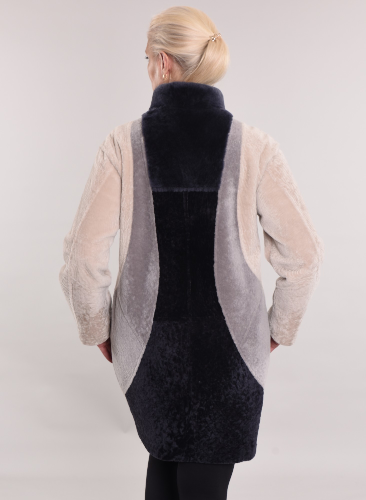 Астраган двусторонняя модель с покрытием