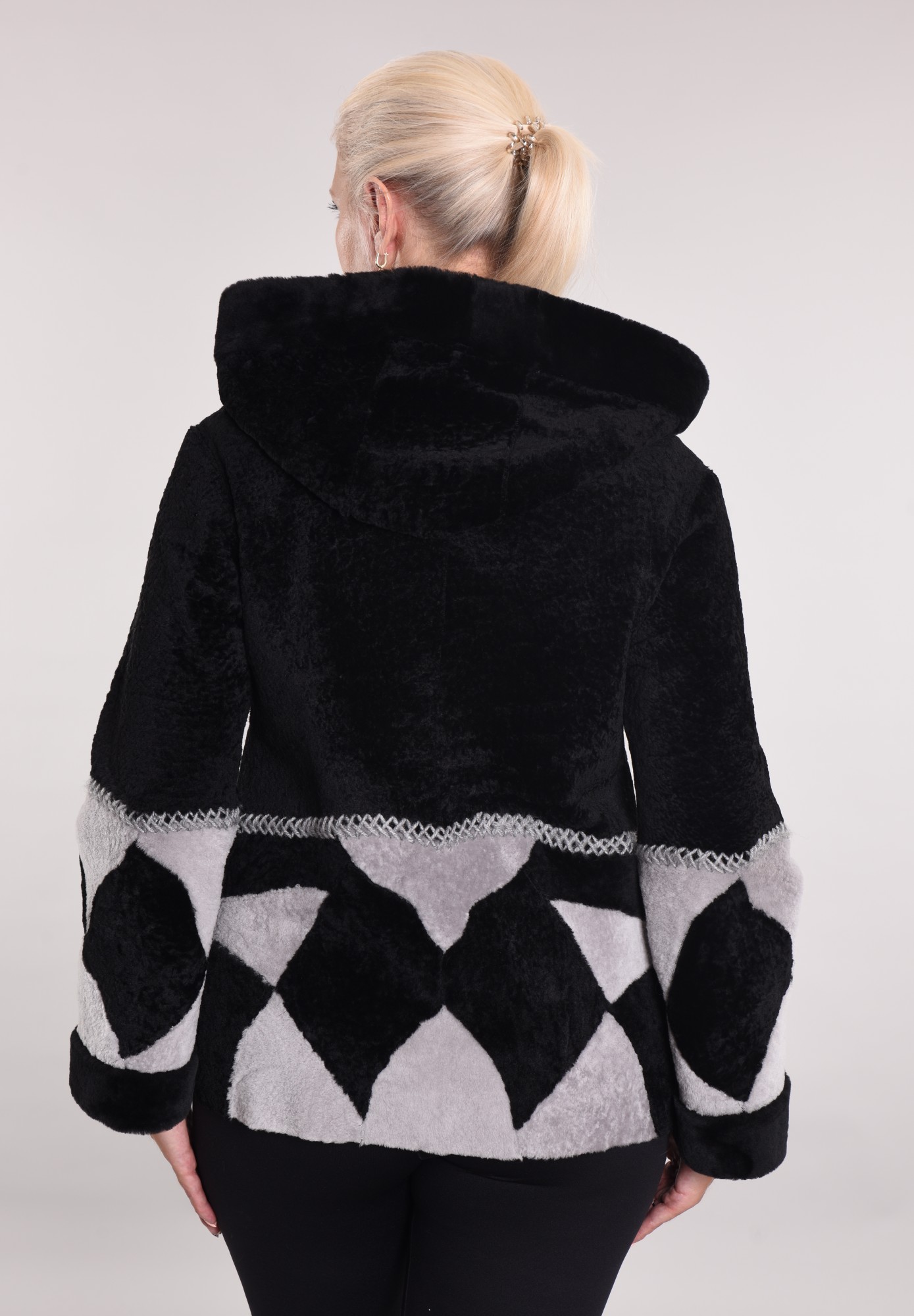 Астраган с покрытием двусторонняя модель