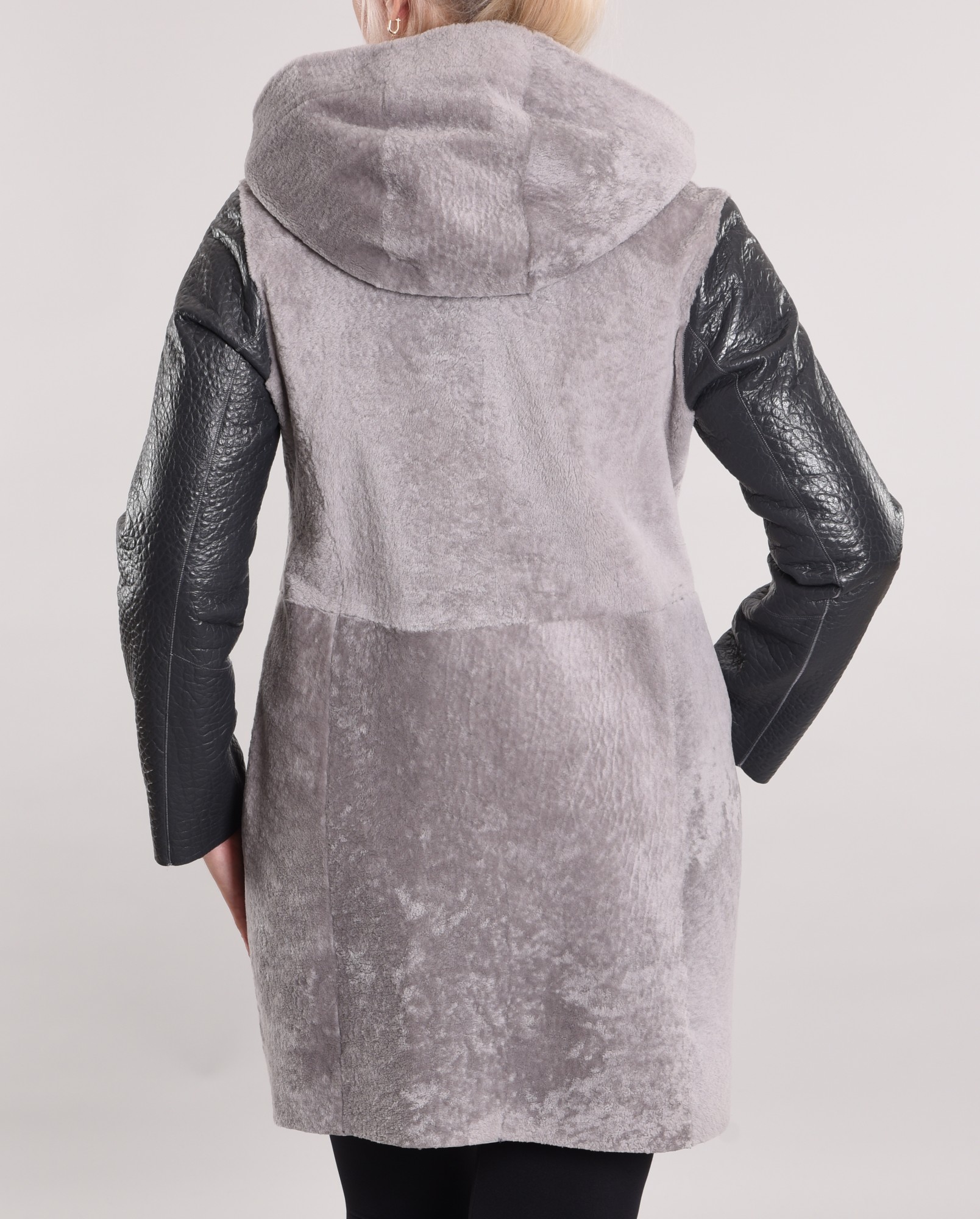 Двусторонняя модель астраган с покрытием