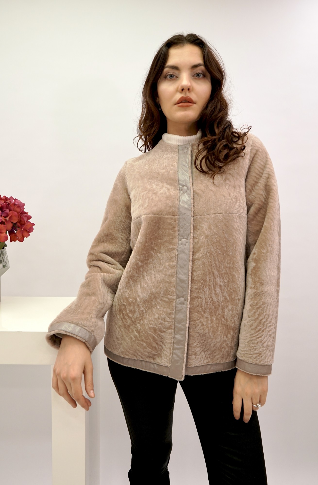 Astragan reversible coated model