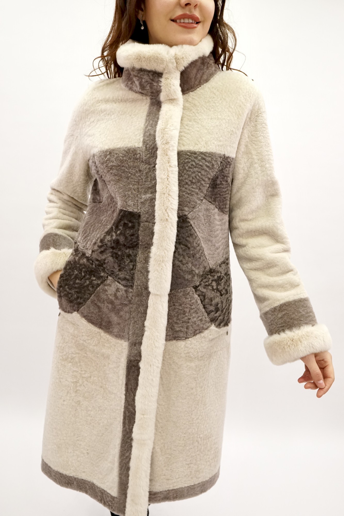 Astragan double-sided coated model with edge Rex