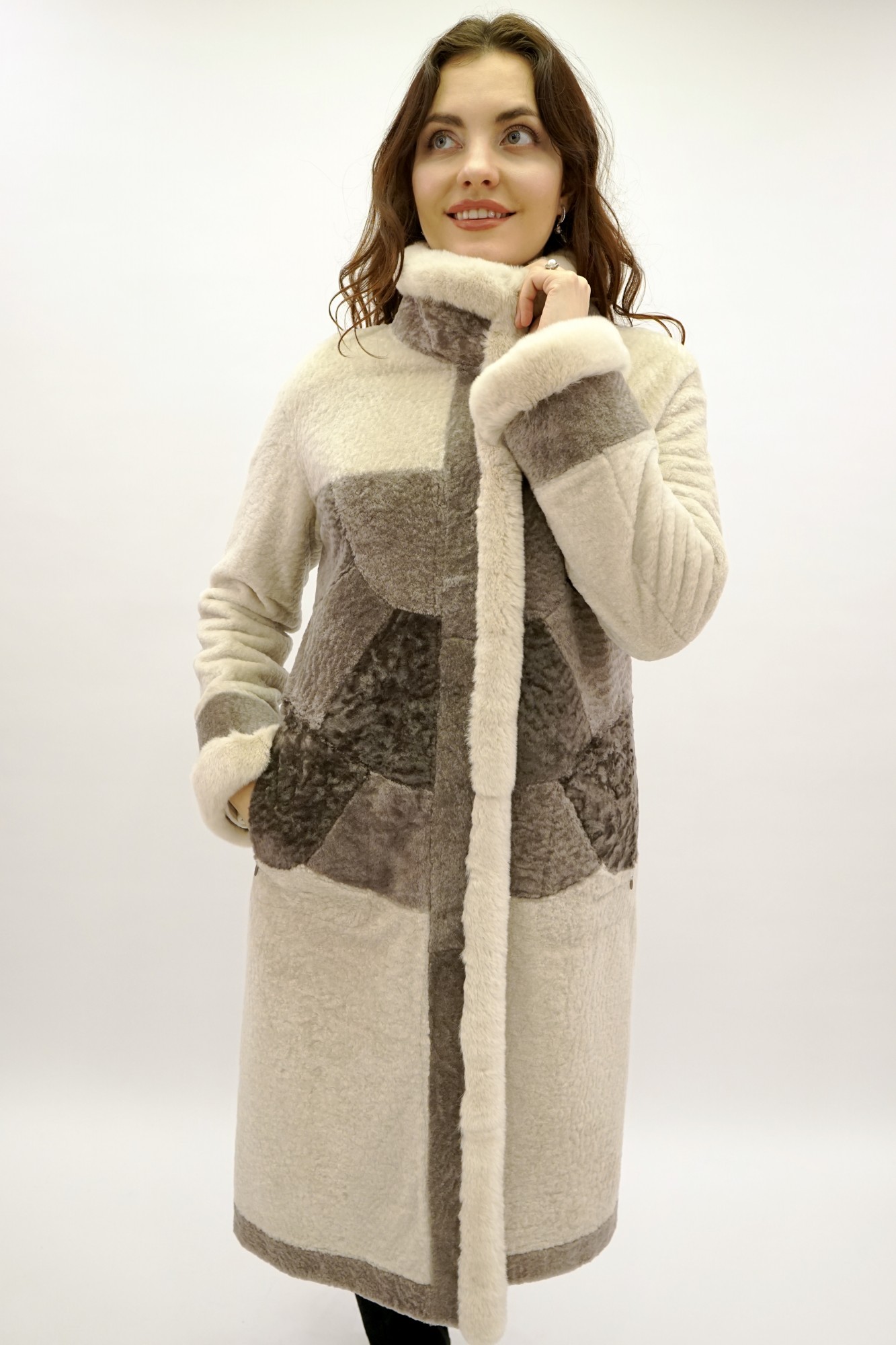 Astragan double-sided coated model with edge Rex