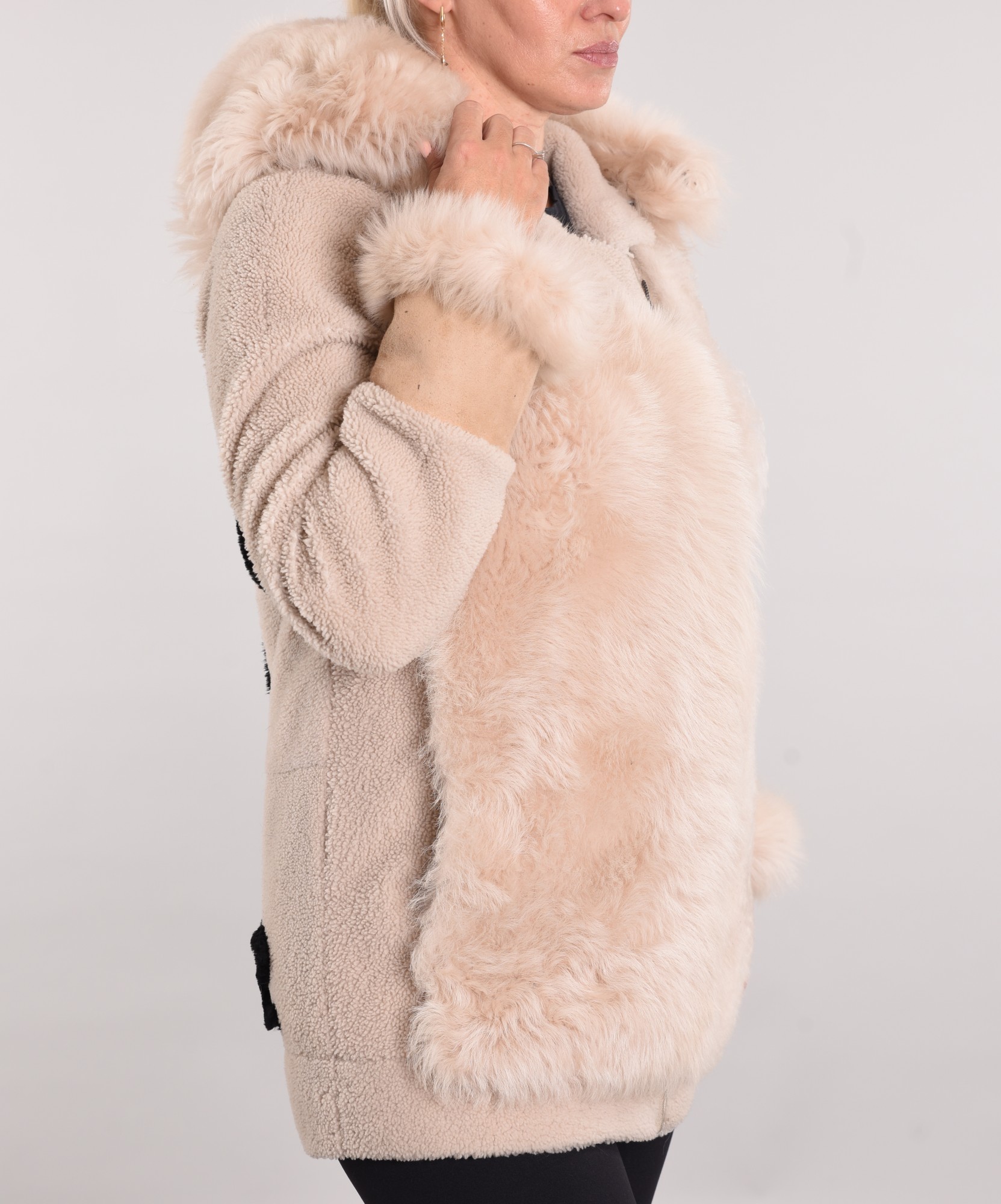 Дублёнка кёрли и тоскана