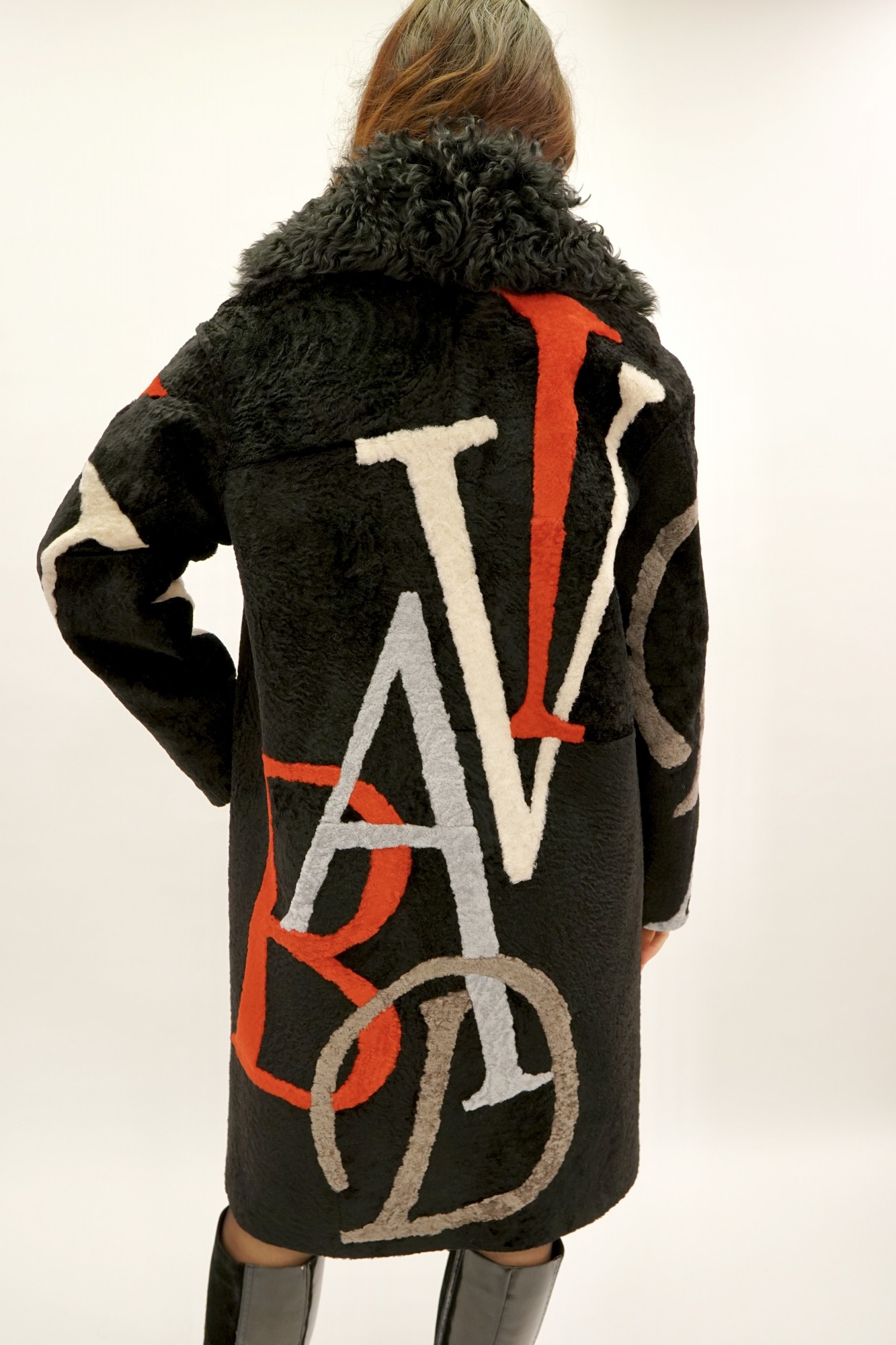 Астраган двусторонняя модель с покрытием