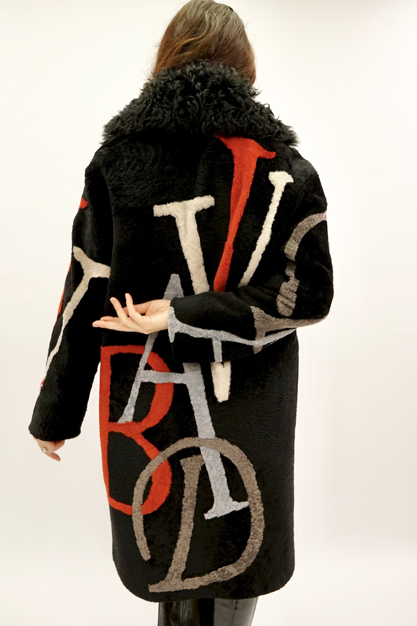 Астраган двусторонняя модель с покрытием