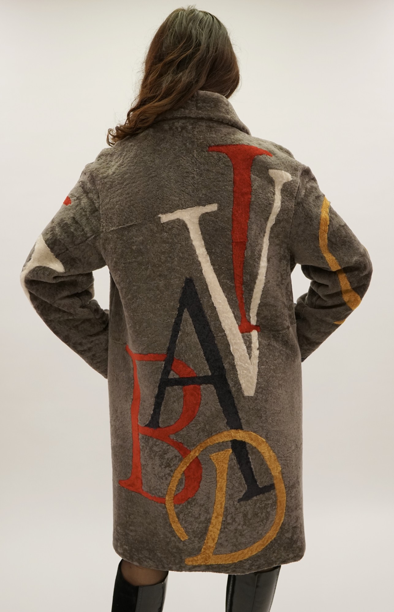 Астраган двусторонняя модель с покрытием