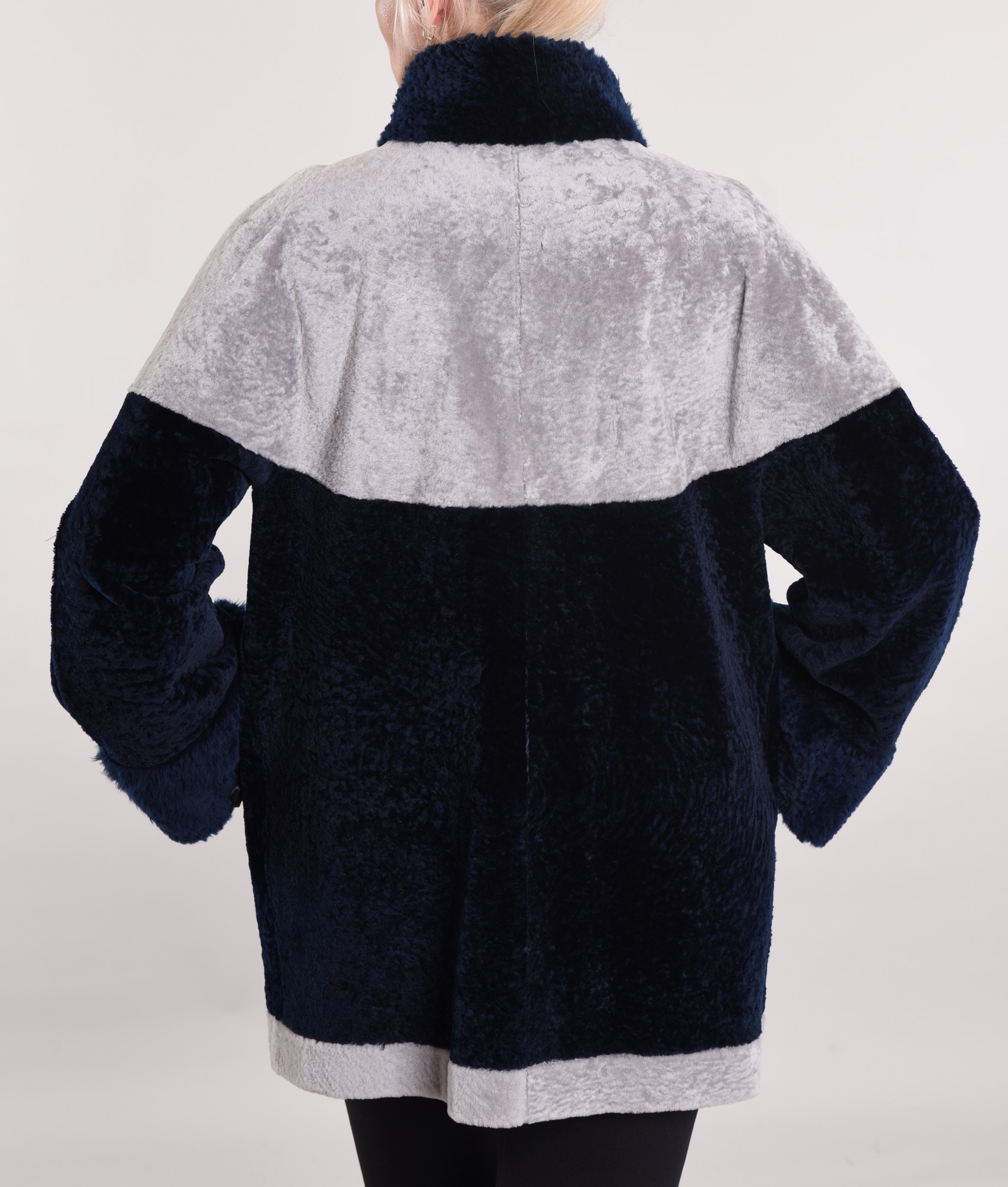 Астраган двусторонняя модель с покрытием на выбор