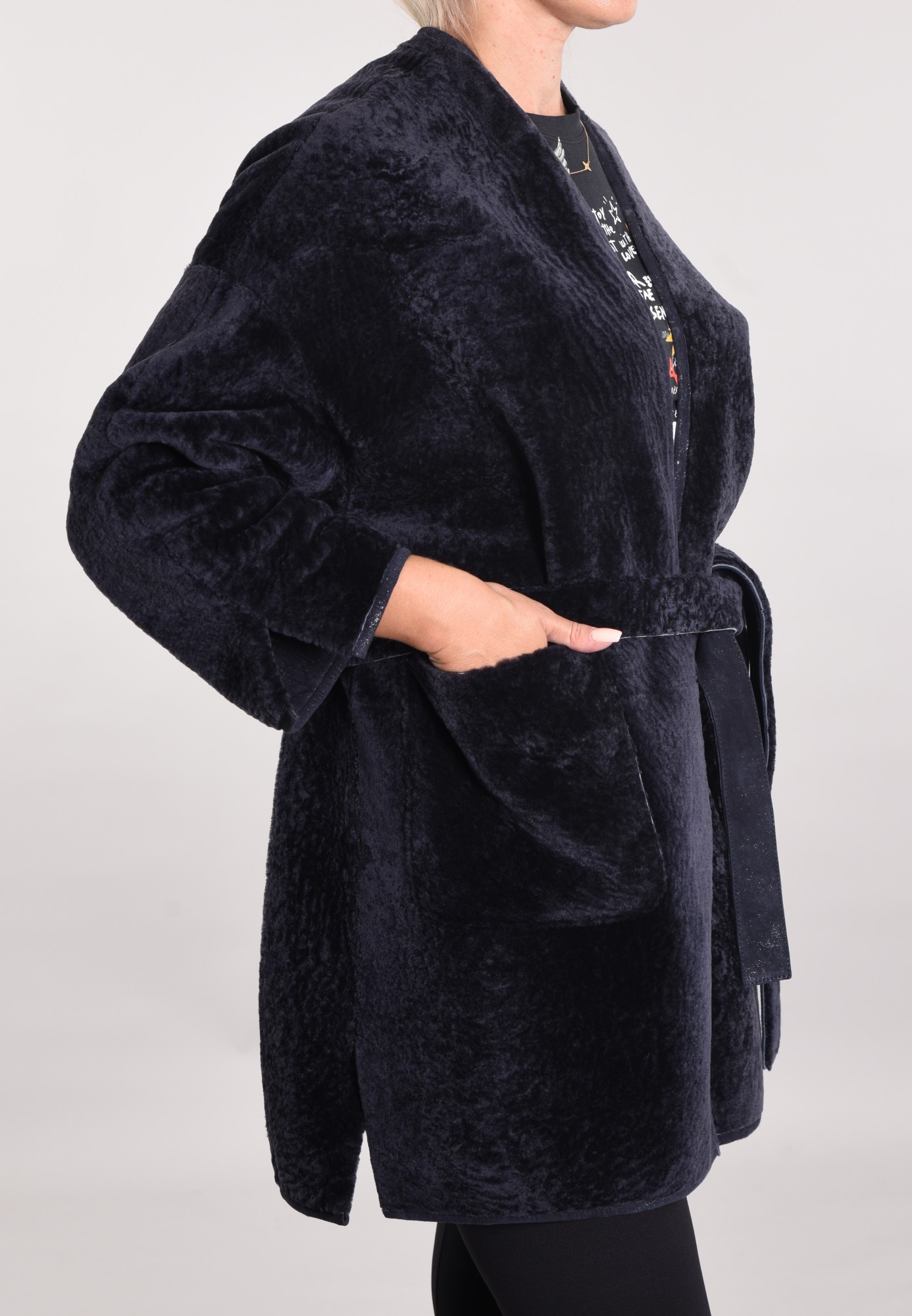 Астраган двусторонняя модель с покрытием