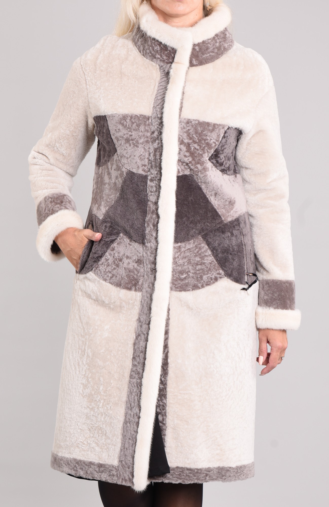 Astragan double-sided model, on the edge of the product Rex