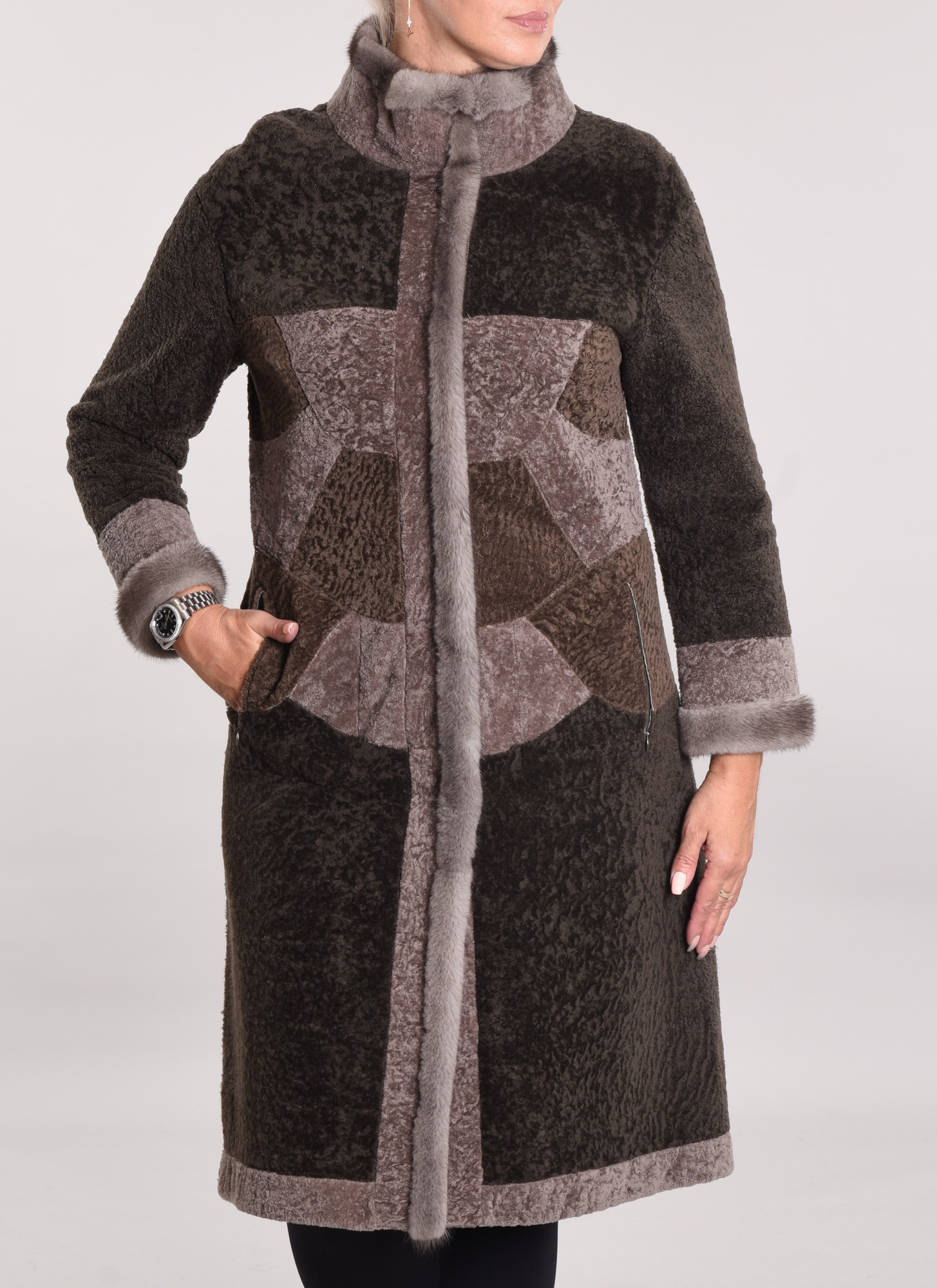 Astragan double-sided model, on the edge of the product Rex