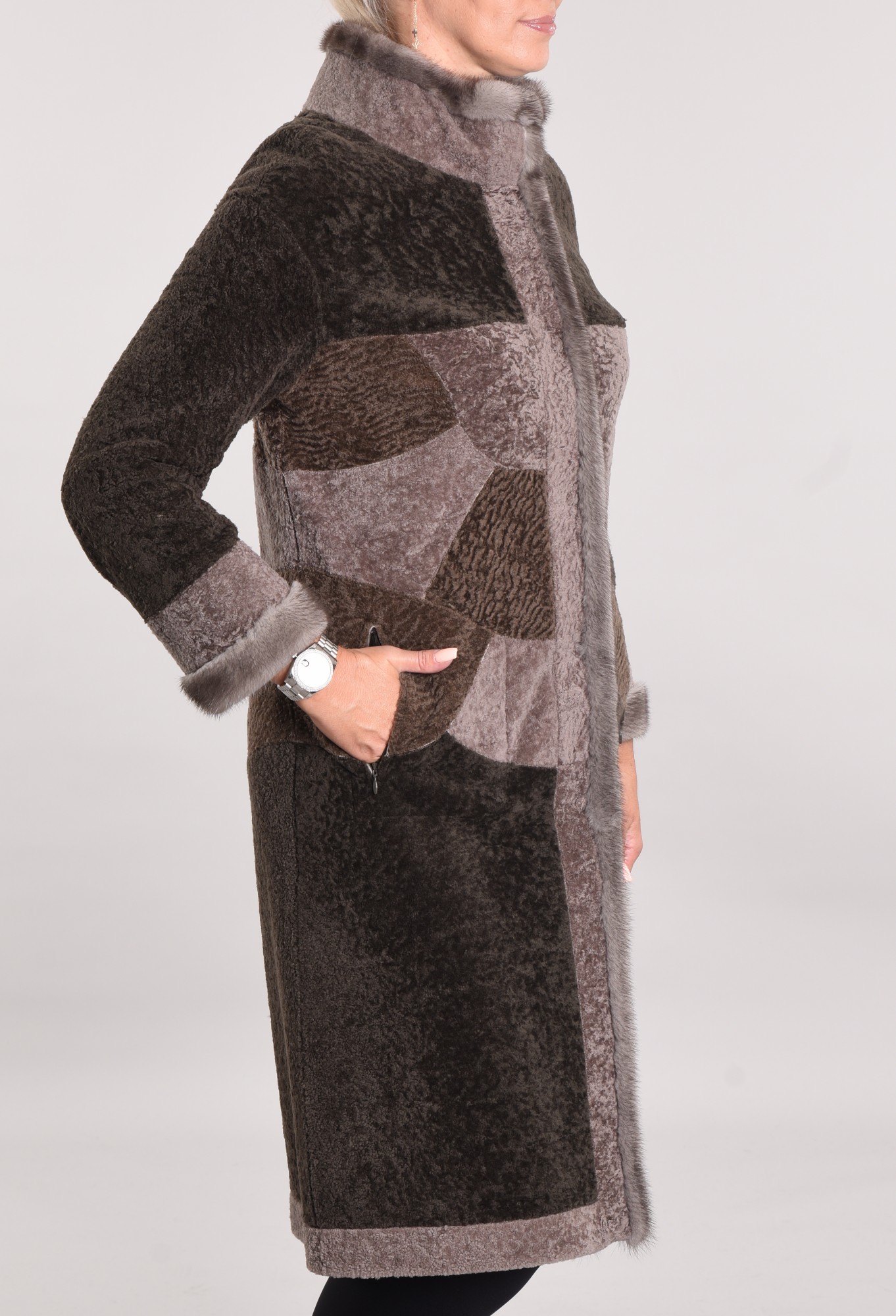 Astragan double-sided model, on the edge of the product Rex