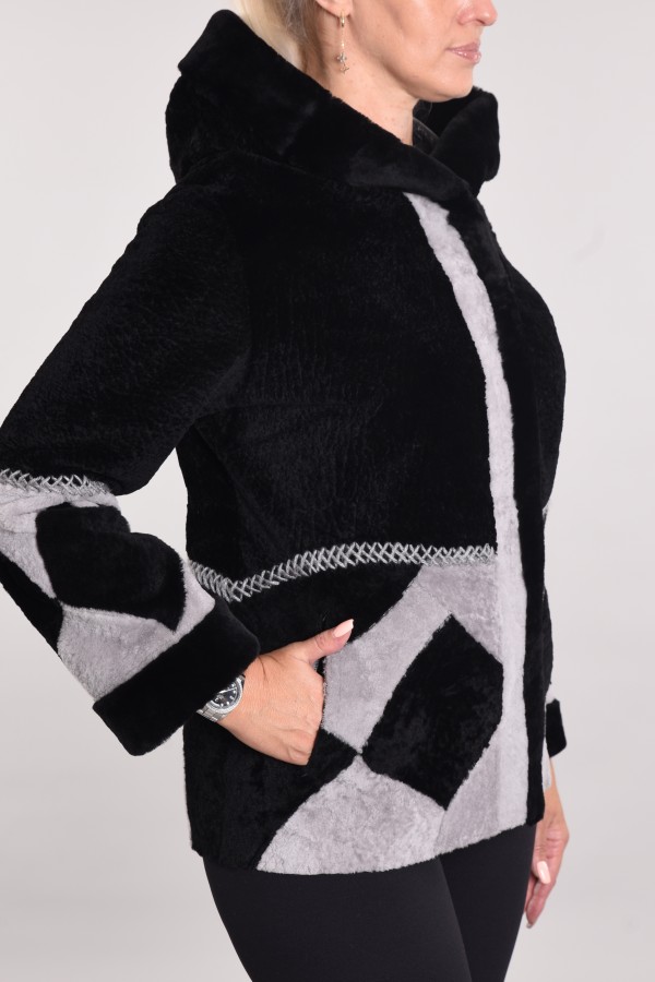 Astragan coated reversible model