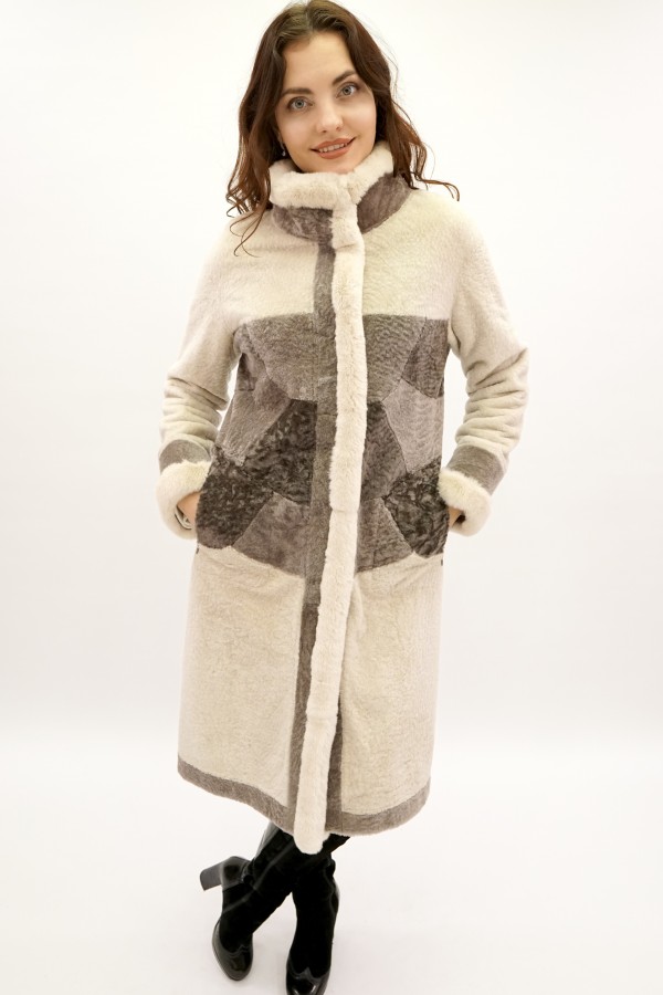 Astragan double-sided coated model with edge Rex