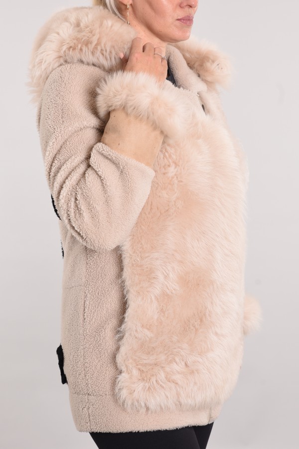 Curly and Toscana sheepskin coat